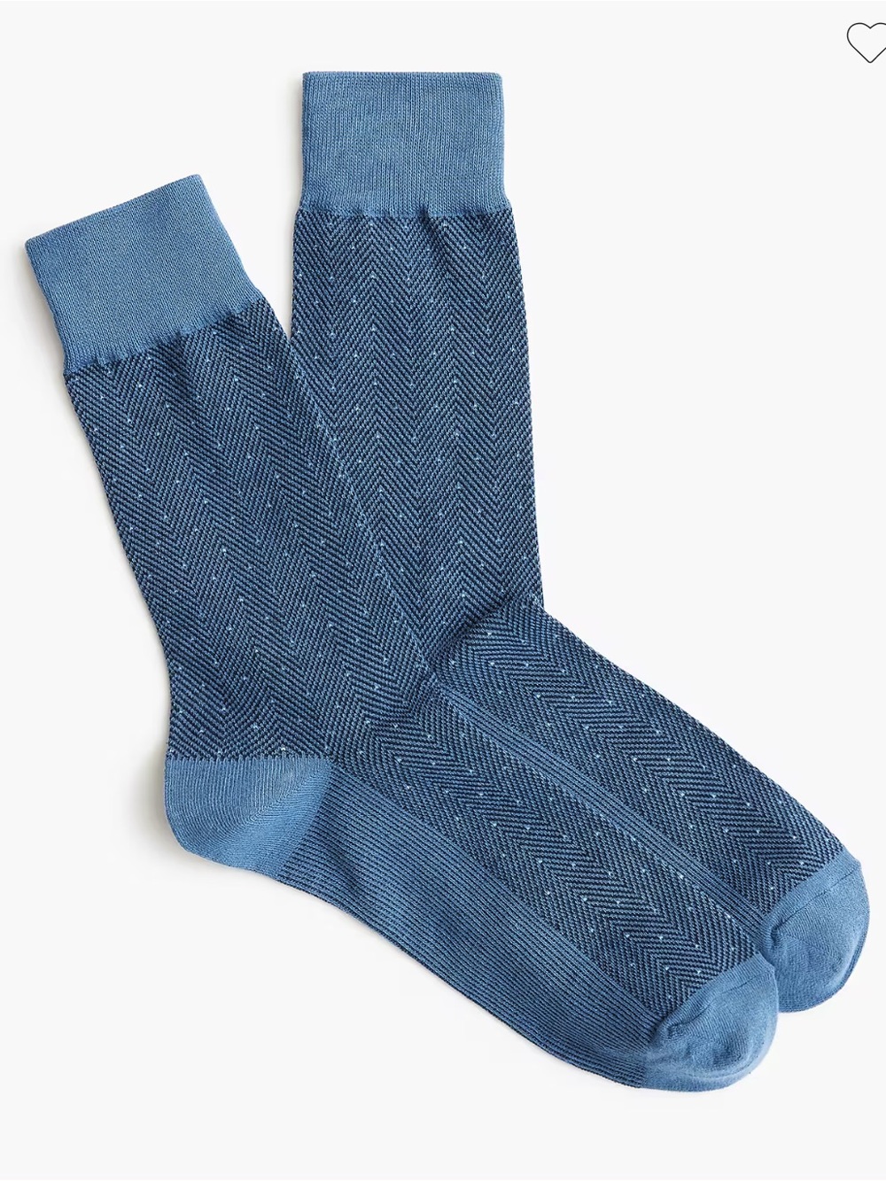 J crew blue Herringbone dot socks
